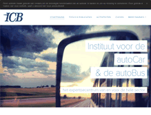 Tablet Screenshot of icb-institute.be